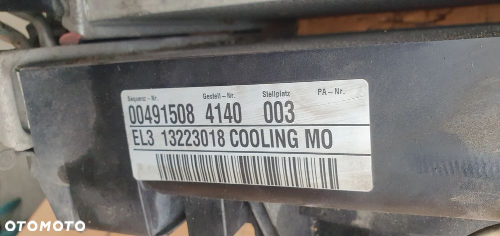 Pas przedni chłodnice wentylatory Opel Insignia A 2.0 CDTI 13223018 - 9