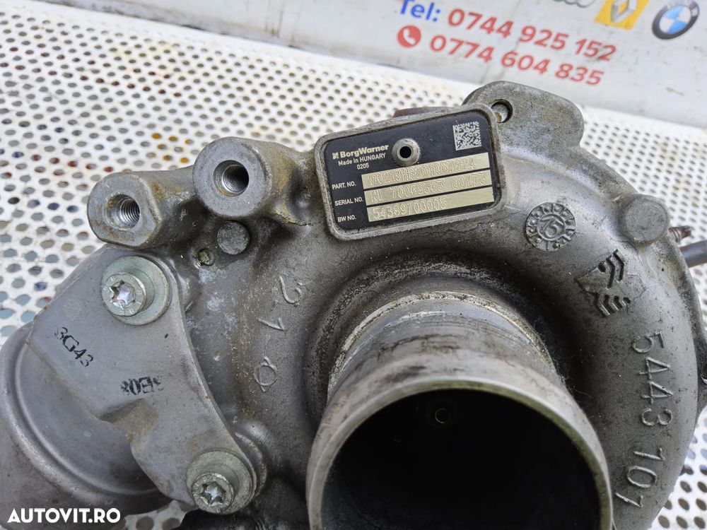 Turbina Renault Trafic 1.6 Opel Vivaro Nissan nv300 cod 54431014778 euro 6 Qashqai X Trail - 2