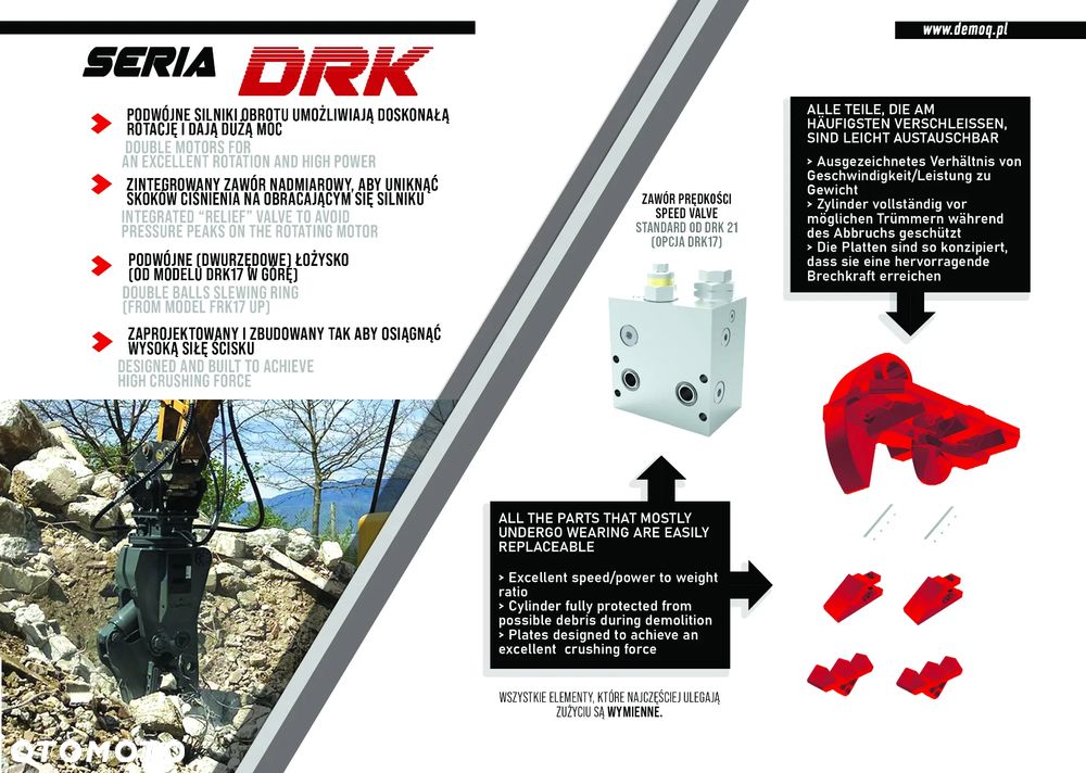 Szczęka krusząca DEMOQ DRK21 - 3