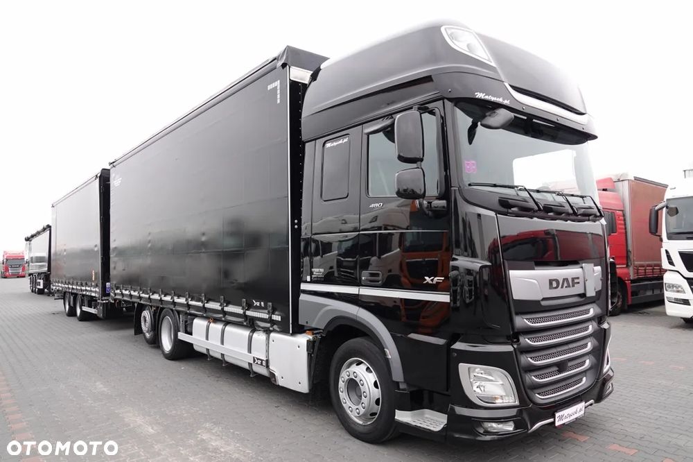 DAF XF 480 / ZESTAW TANDEM 120 M3 / PRZEJAZDOWY / KLIMA POSTOJOWA / 7,7 M + 7,7 M / 2022 ROK / - 5