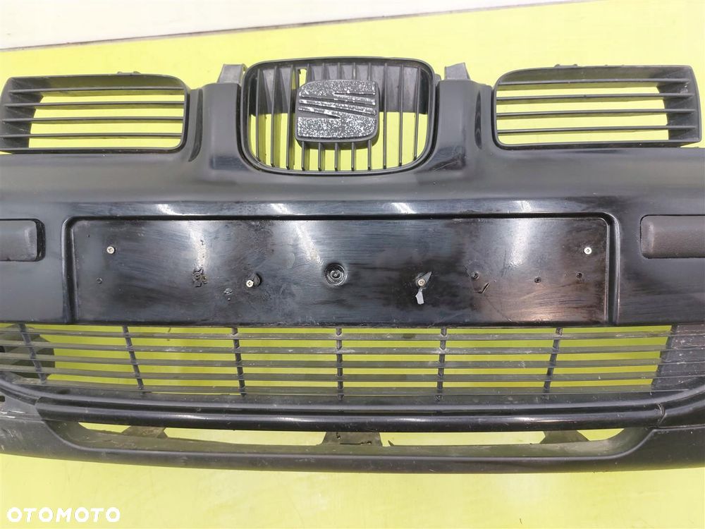 Zderzak przód przedni ATRAPA SEAT LEON I 19995-2005 TOLEDO II LS7N CZARNY - 10