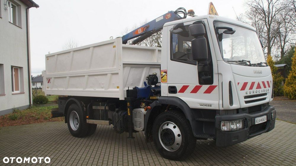 Iveco Euro Cargo 140E22K 6-cyl * DMC14T * Hds PM 8 4.2T * Przebieg 145oooKm * Mocny Kipper * Blokada Mostu * Wywrotka * Wywrot ***IMPORT*** - 4