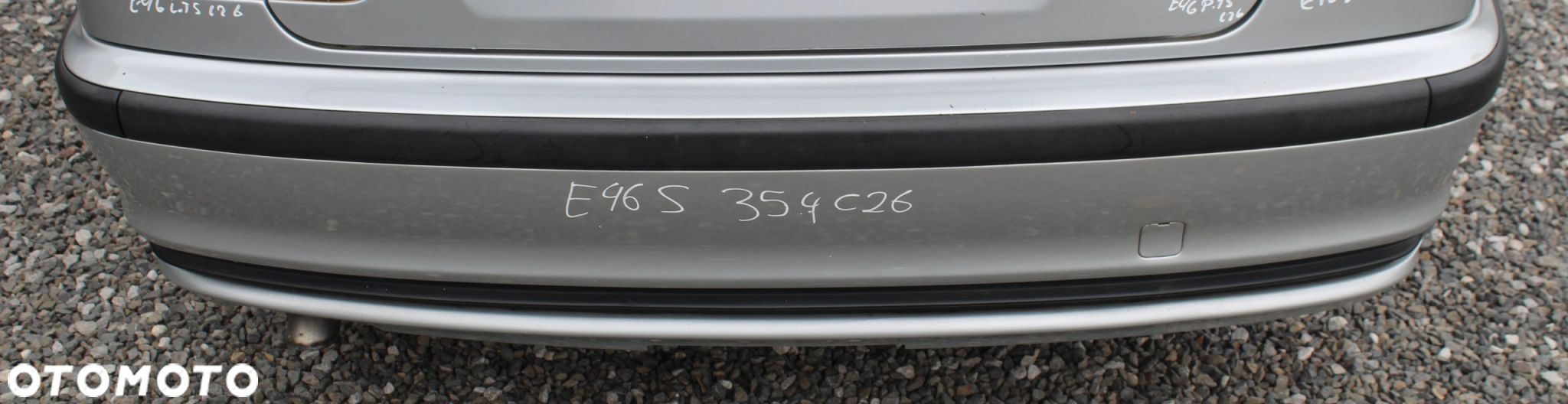 ZDERZAK TYŁ TYLNY BMW E46 SEDAN 354 TITANSILBER - 1