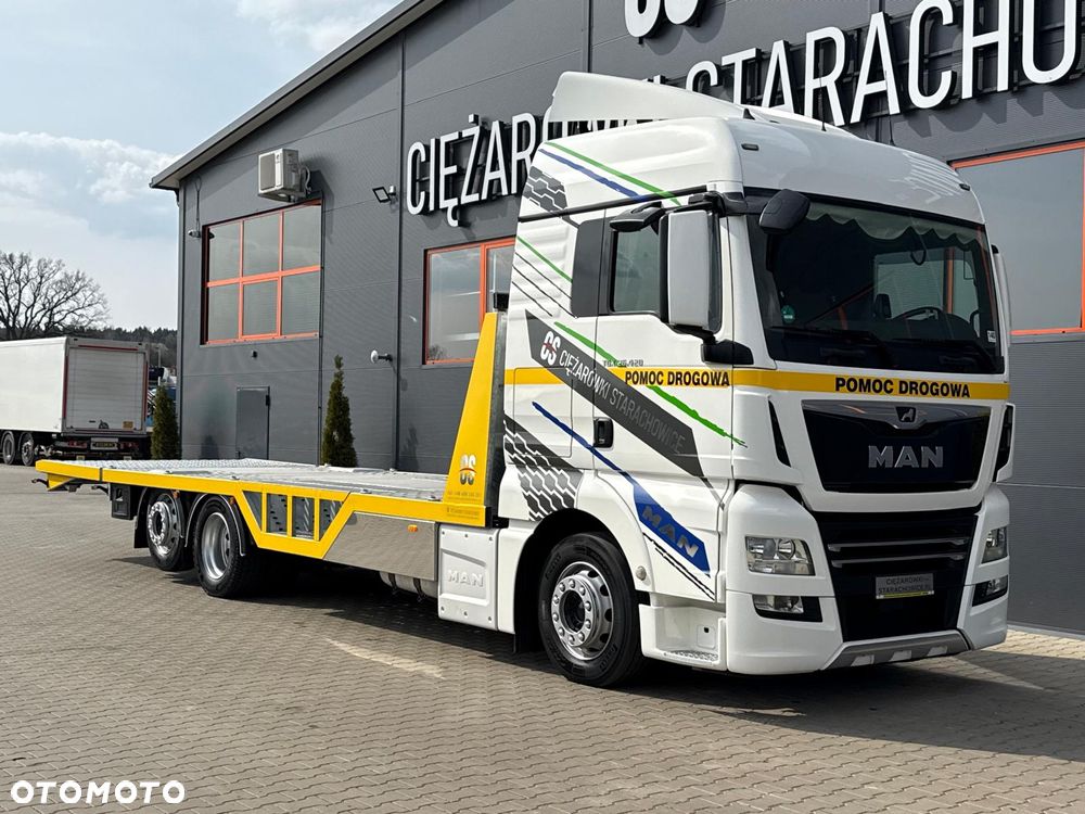 MAN TGX 26.420 laweta 9,2 m // pomoc drogowa // Euro 6 // 6x2 - 6
