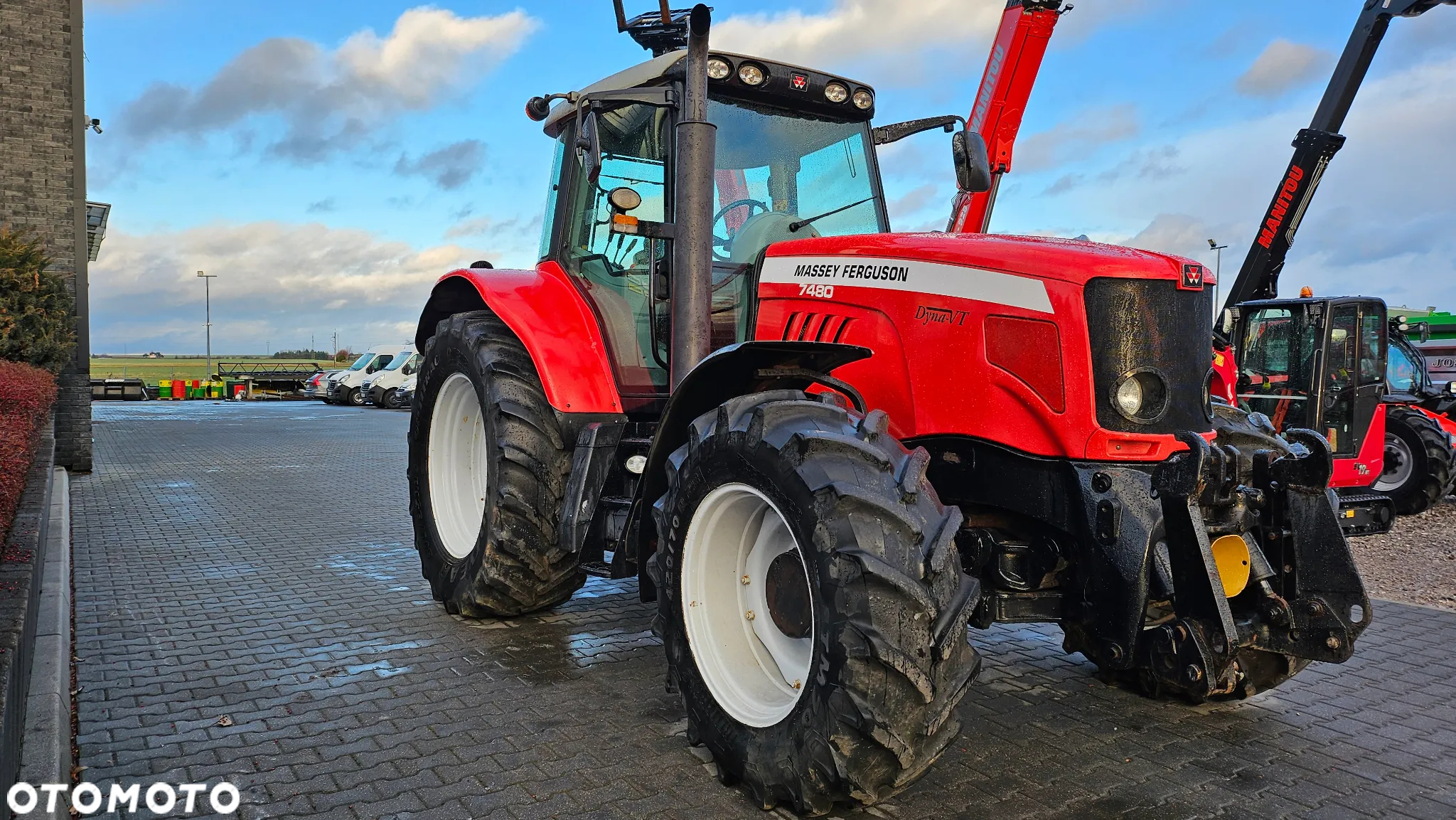Massey Ferguson MF 7480, Dyna-VT, 6-cyl, pneumatyka, przedni TUZ + WOM - 10