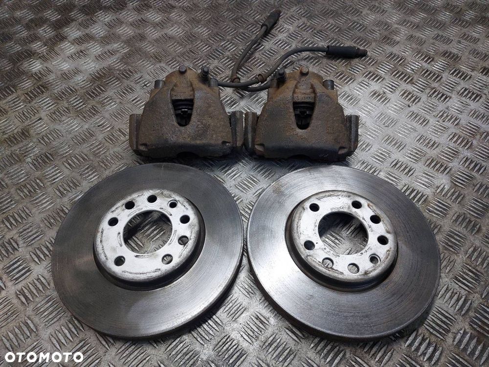 TARCZE HAMULCOWE PRZÓD + KLOCKI + ZACISKI OPEL MERIVA B 1.4 16V - 1