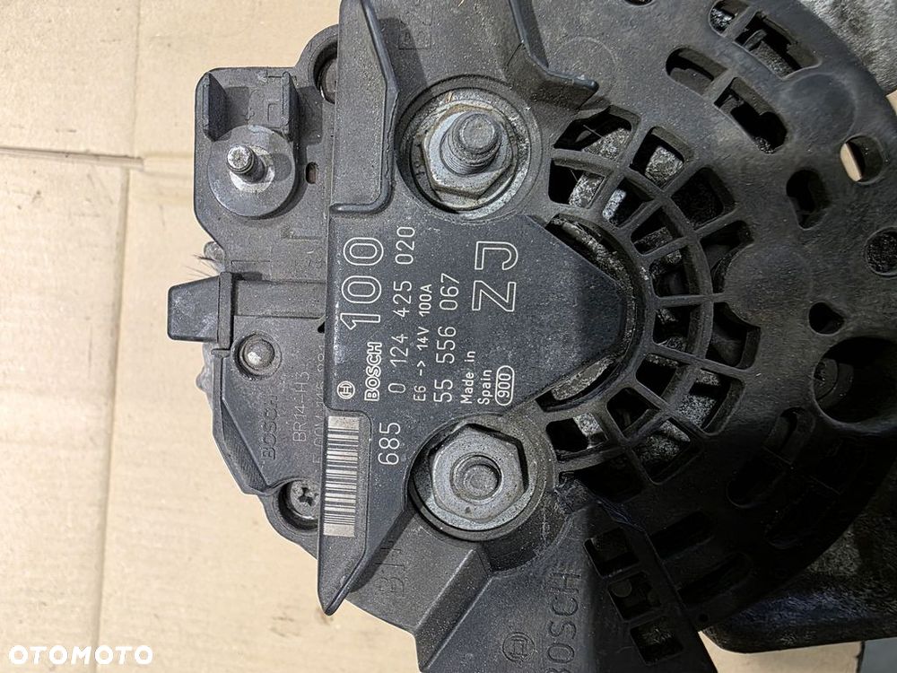OPEL ASTRA MERIVA ZAFIRA B 1.6 1.8 BENZYNA ALTERNATOR  55556067 - 2
