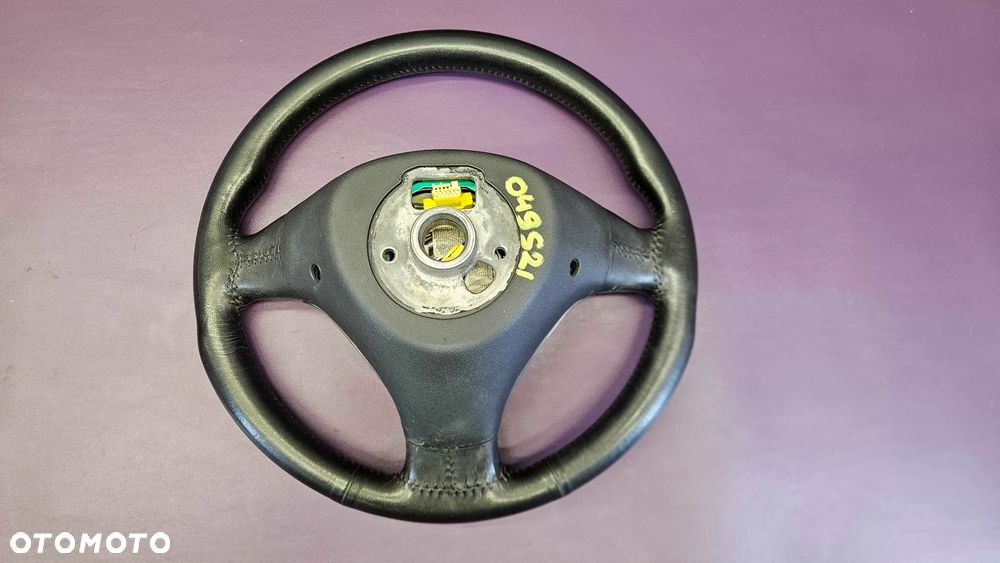 Kierownica Trzy 3 Ramienna Czarna Skóra Soul Air Bag Poduszka Kabel Wtyczka AUDI A4 B6 B7 - 13