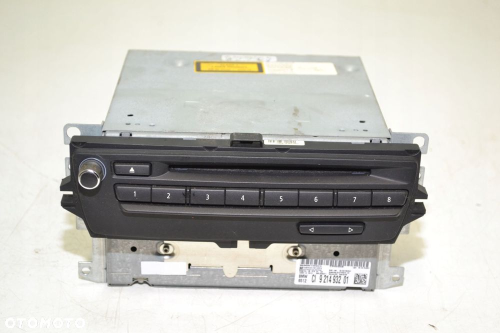 RADIO CZYTNIK NAWIGACJI DVD CD 9214932 BMW E90 E91 LIFT E87 E81 - 1
