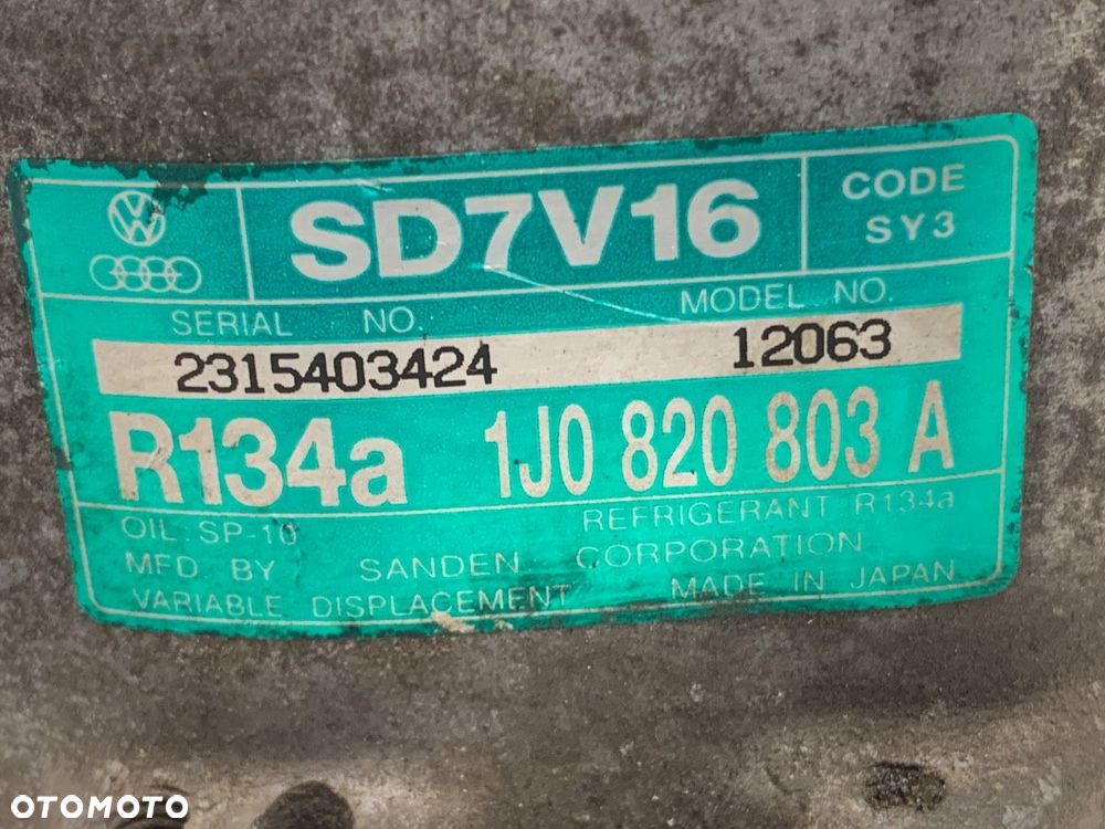 SPRĘŻARKA KLIMATYZACJI - 179.00 PLN - AUDI TT (8N3) 1998 - 2006 1.8 T 132 kW [180 KM] benzyna 1998 - 5