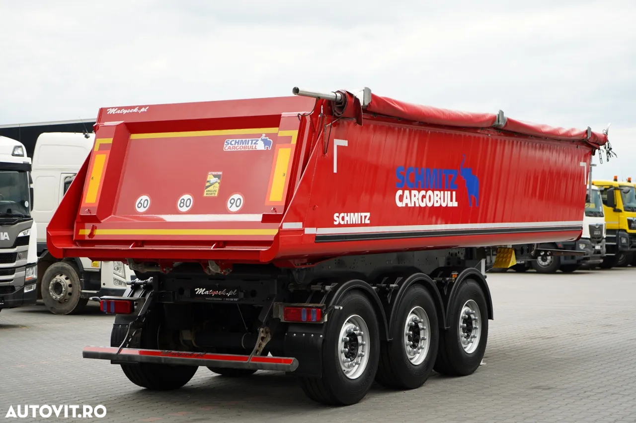 Schmitz Cargobull BASCULĂ / ALUMINIU / 24 m3 / 2021 / ANVELOPE 100% / GREUTATE: 5100 KG / AXĂ RIDICATĂ - 8