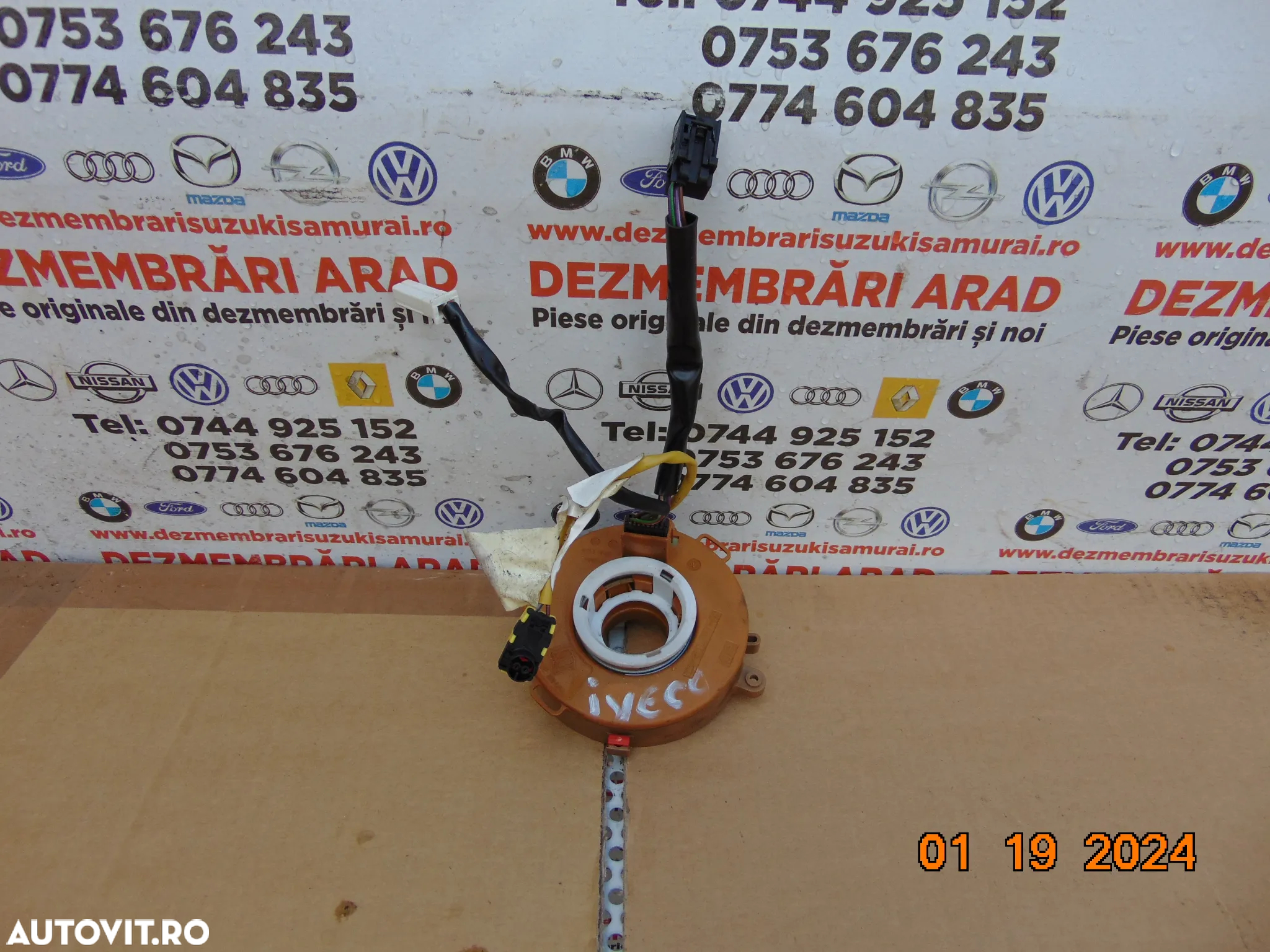 Spirala Volan Iveco Daily 2014-2022 banda volan senzor unghi volan dezmembrez iveco 2.3 euro 6 - 3