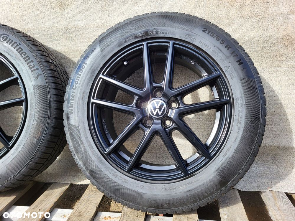 [K338] Koła zimowe 17 Cali 5x112 Continental 215/65/17 5mm VW TIGUAN - 6