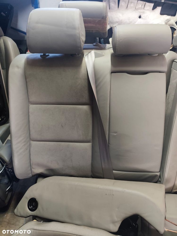 AUDI A6 C6 04- FOTELE KANAPA PÓŁSKÓRA ALCANTARA - 7