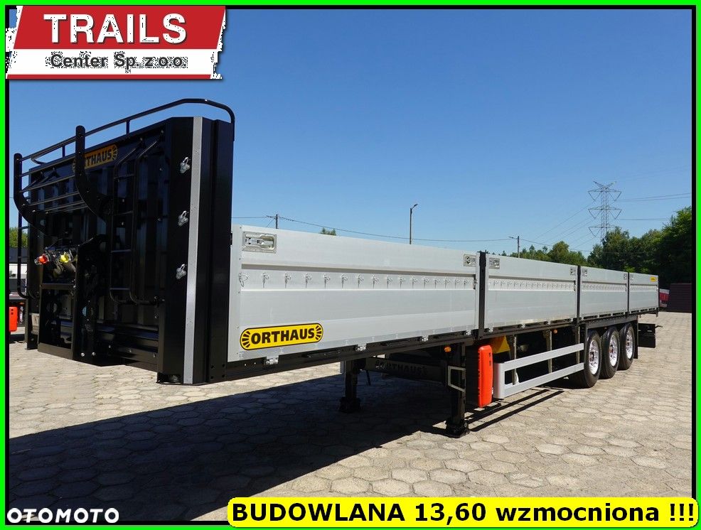 Orthaus Pokład 13,60 m, MOCNA KRATOWNICA, burty aluminiowe !!! - 5