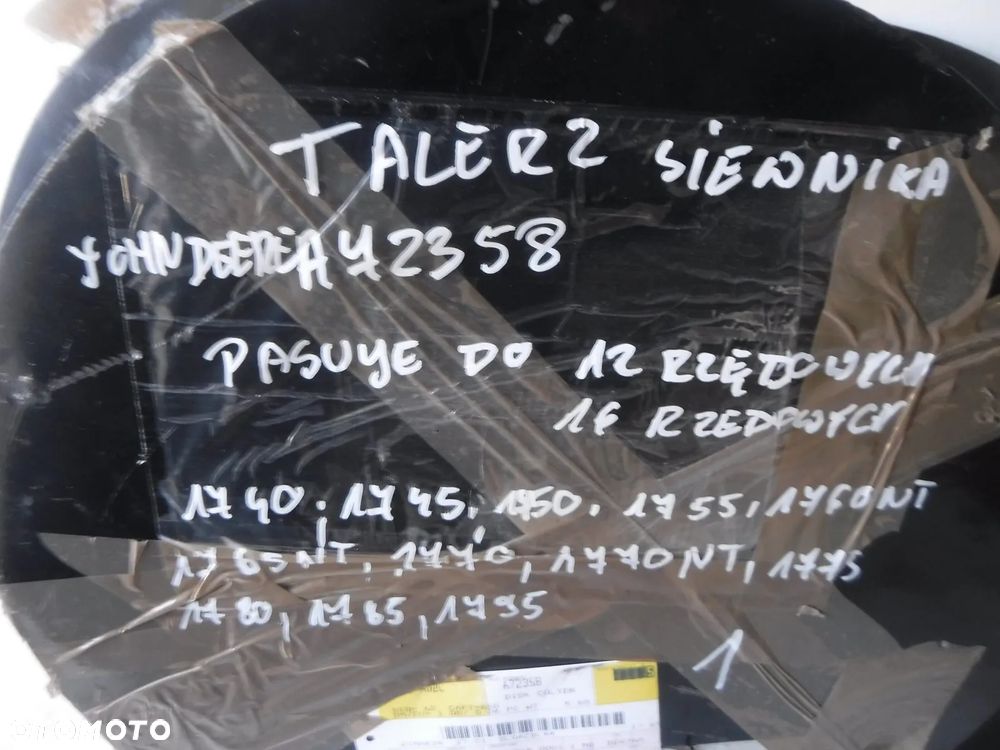 talerz wysiewacza 405 mm John Deere 1725 1750 1755 1760 1760NT 1765NT 1770 1770NT 1775 1775NT 1780 1785 1790 1795 7200 7240 A72358 - 3
