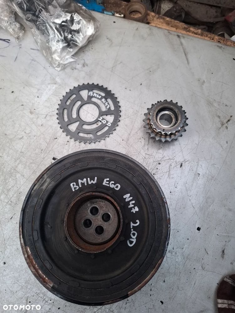 BMW E60 E90 2,0 d N47d20c koło pasowe wału zębate rozrządu pompy wtryskowej - 1