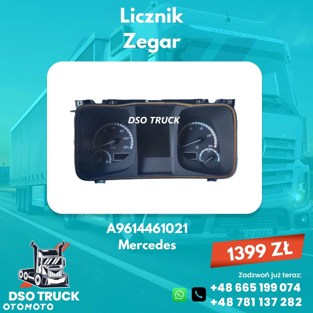 A9614461021 Licznik Zegar Mercedes ACTROS AXOR ATEGO - 1