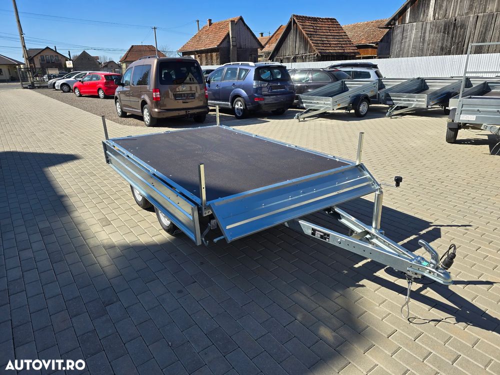 Trailer Europe ALFA, 2 axe ,1 axe , arc de foi, torsiune , sistem franare - 6