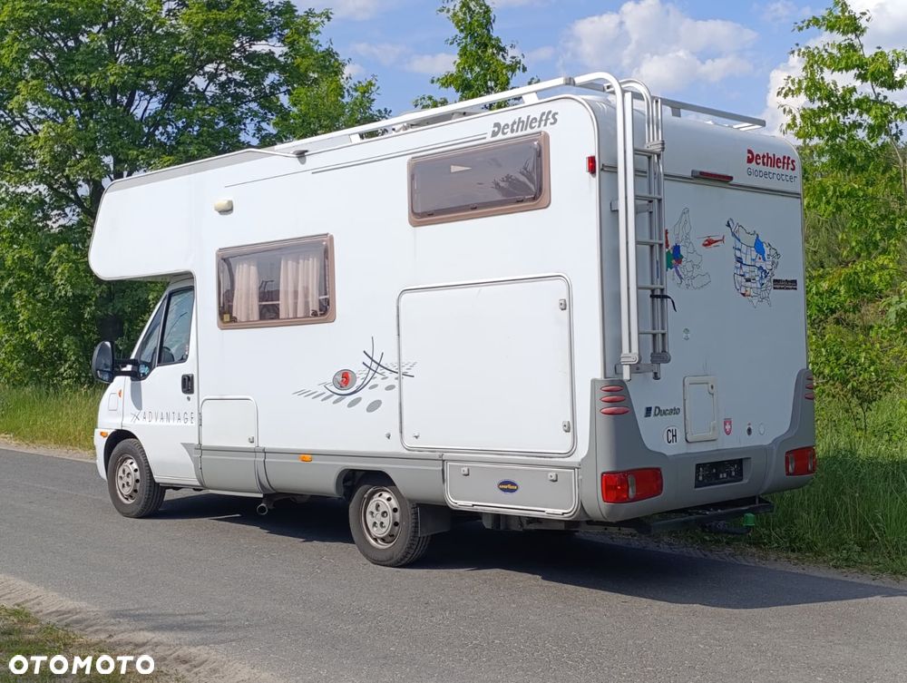 Fiat Ducato Dethleffs Alkowa Klimatyzacja Piętrowe łóżka Garaż - 4