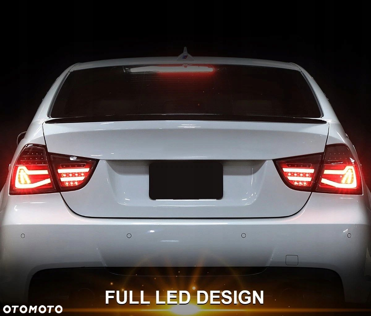 Lampy tyl ne kpl Led Bar Neon DTS Smoke Bmw 3 e90 sedan Lift Lci FL 08-12 - 9