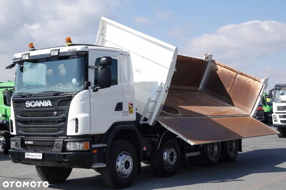 Scania G 480 / 8x4 / WYWROTKA / HYDROBURTA / BORDMATIC / MANUAL - 7