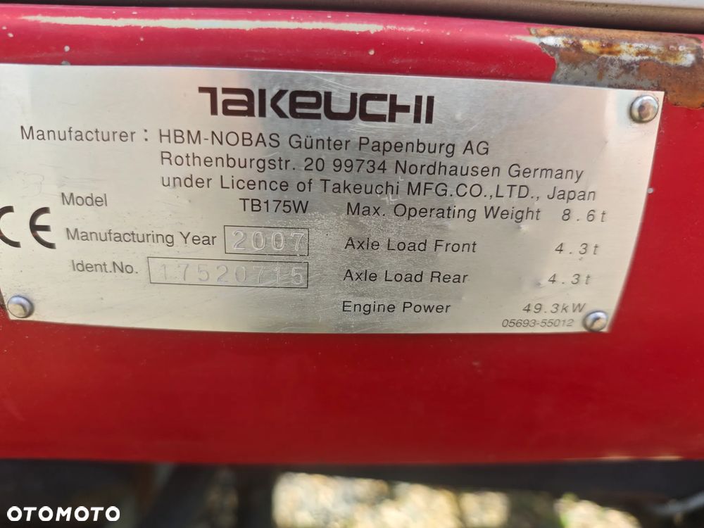Takeuchi TB175W - 18