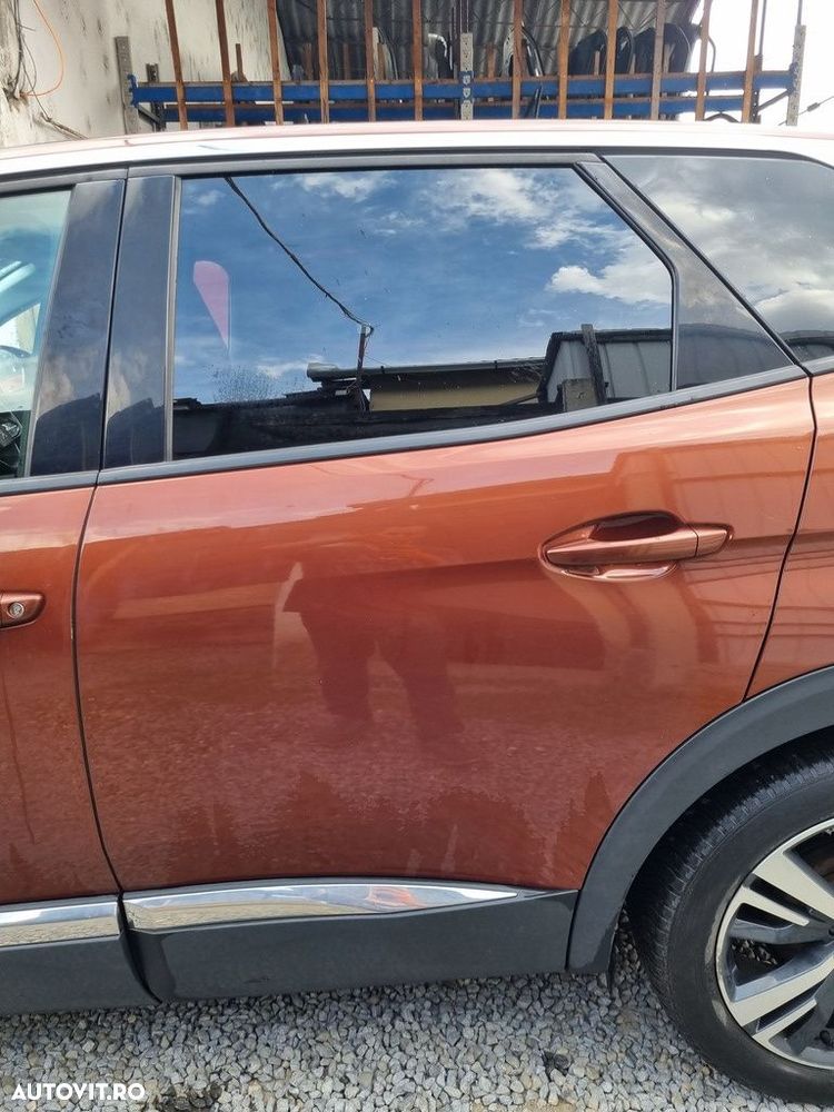 Usa Stanga Spate Peugeot 3008 II 2016 - 2020 SUV 4 Usi Copper Braun Perleffekt ELG (1316) - 1