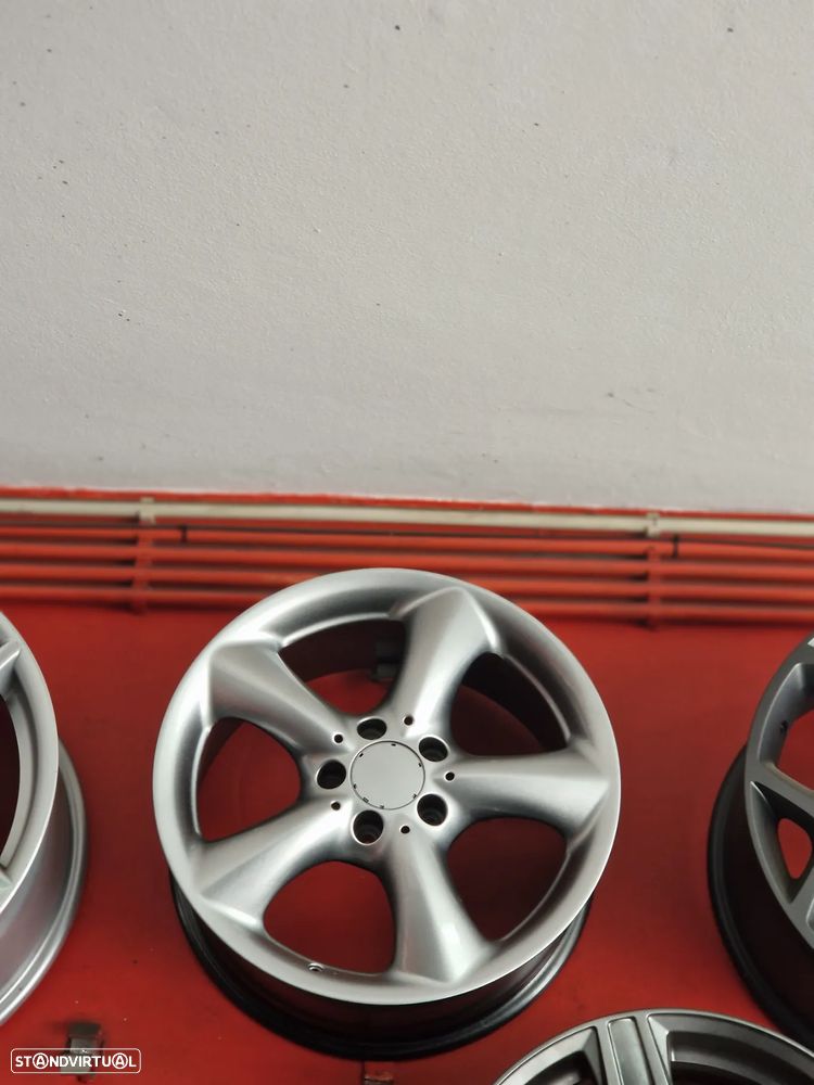 Jantes 17 Mercedes Evolution antracite usadas (reparadas igual a novas) com pneus usados - 1