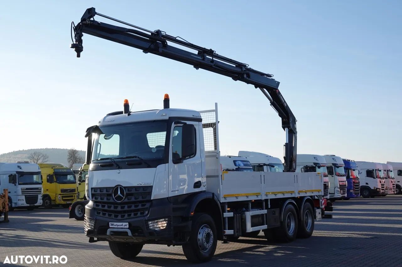 Mercedes-Benz AROCS 2633 / 6x4 / CUTIE - 6,5 M / HDS HIAB 188 b-3 inaltime: 11 M / EURO 6 / RADIO CONTROL / ROTATOR - 1
