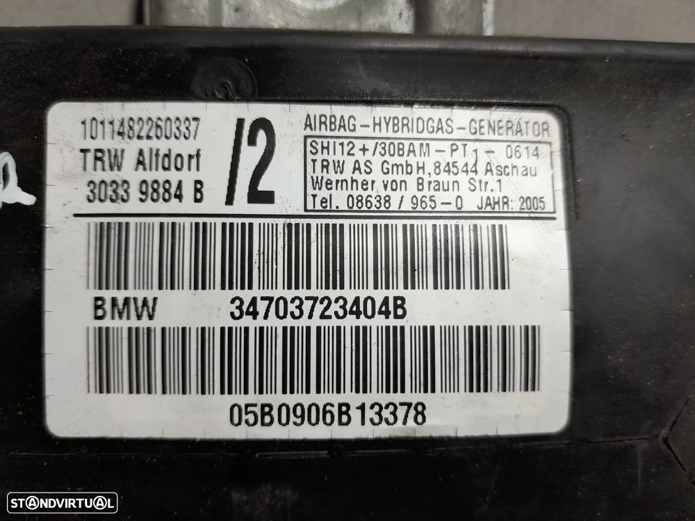 AIRBAG PORTA FRENTE FRONTAL DIREITA BMW SERIE 3 E46 CABRIO - 6