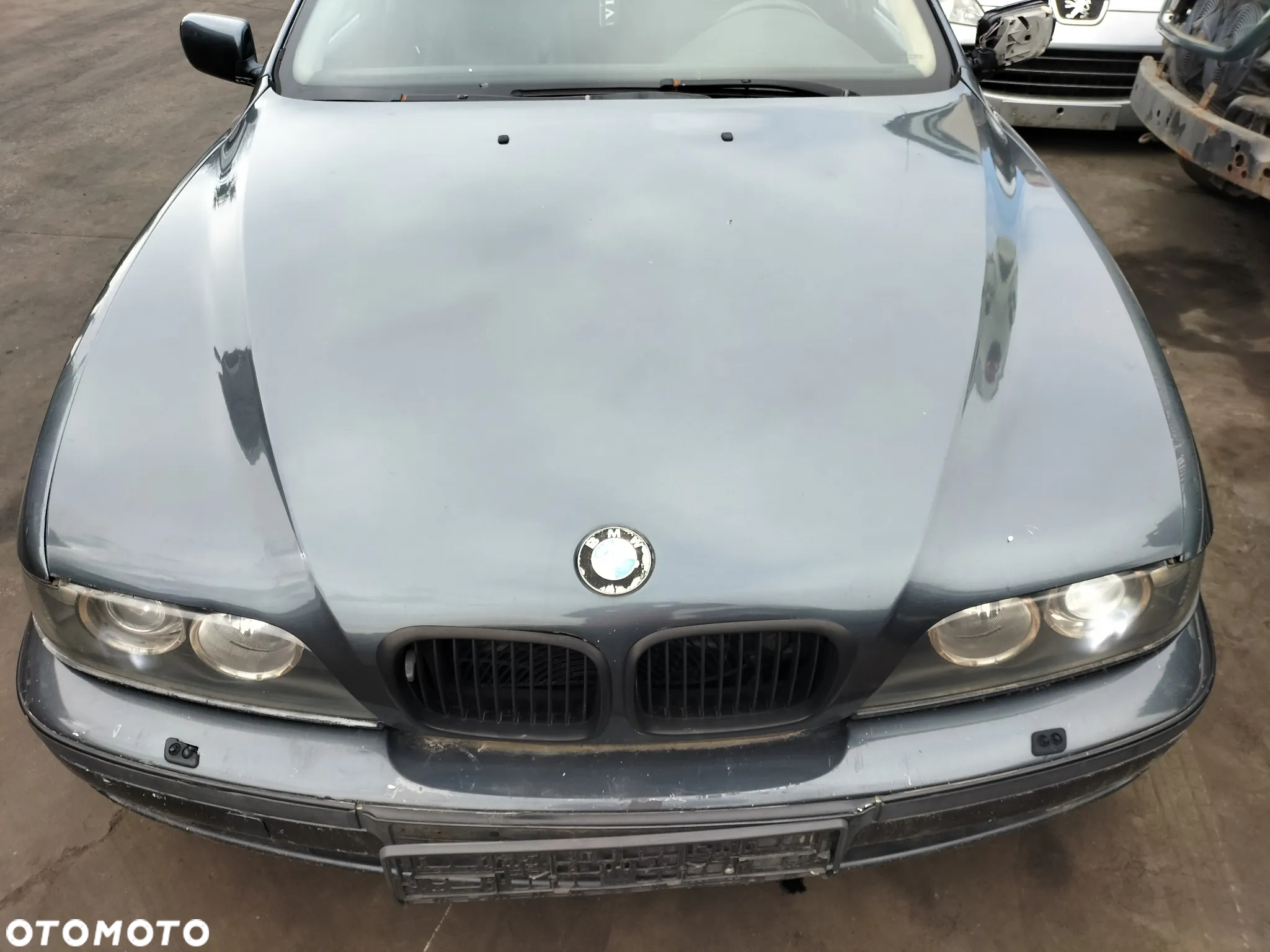 CAŁE AUTO NA CZĘŚCI RADIO LAMPY TYŁ FOTELE BMW E39 LIFT KOMBI KOD LAK. ANTHRAZIT METALIC 397/7 - 4