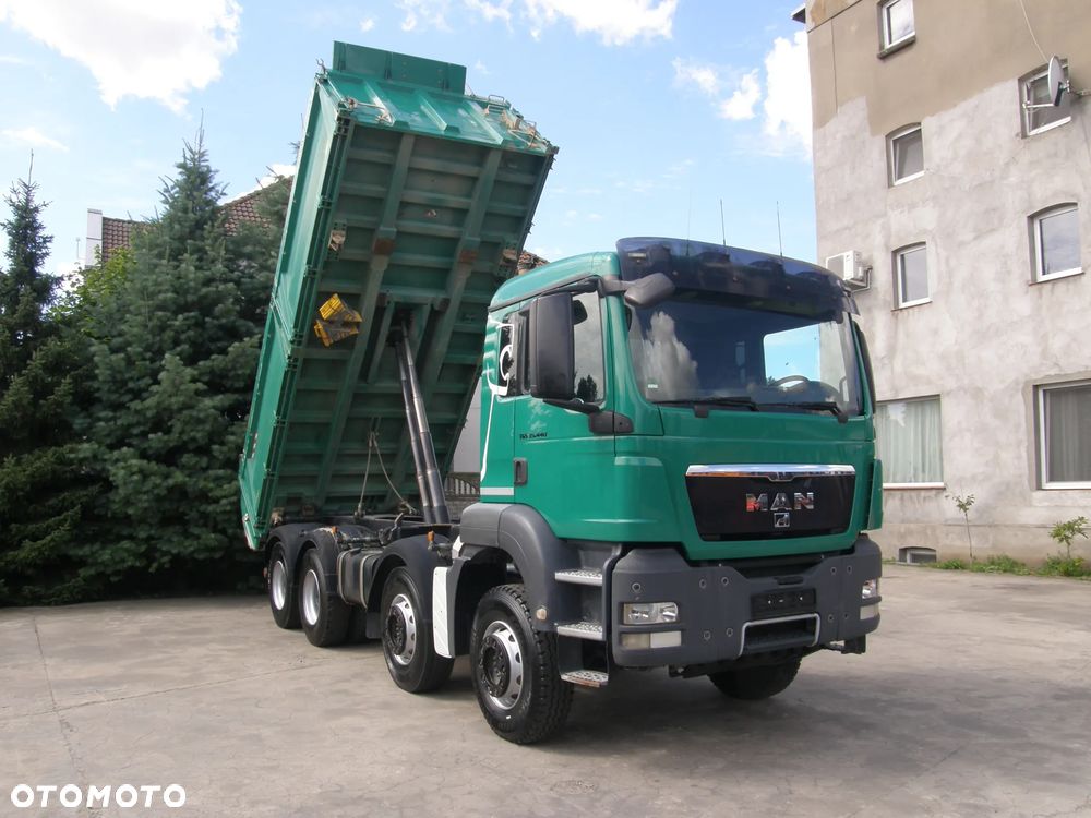 MAN TGS 35.440 8x4 2013rok manual wywrotka Meiller-Kipper z Niemiec - 9