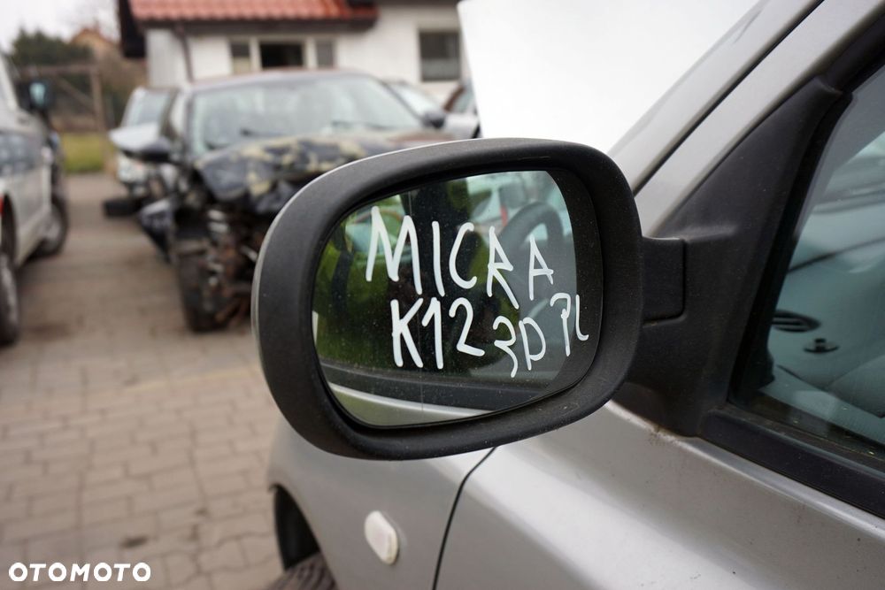 LUSTERKO ELEKTRYCZNE LEWE MICRA K12 KY0 96302-AX901 SREBRNY NISSAN 2003-2007 - 2