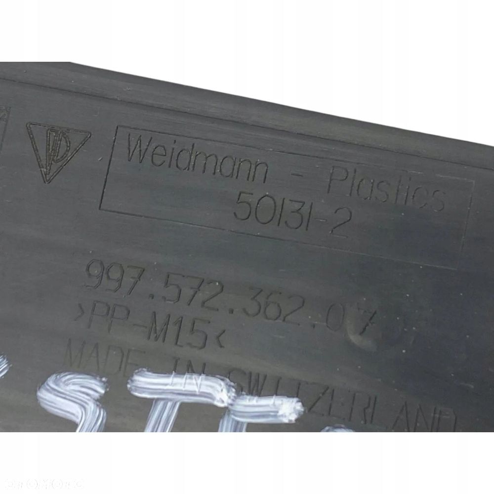 OSŁONA BAGAŻNIKA PODSZYBIE PORSCHE CAYMAN 987 99757236207 ORYGINAŁ - 9