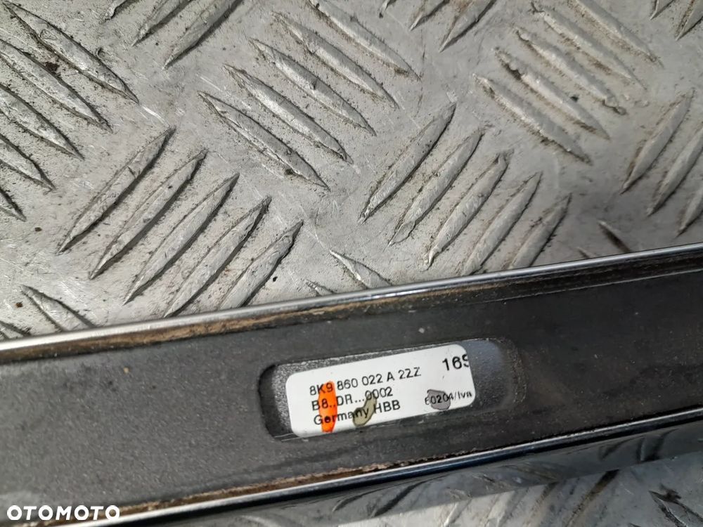 AUDI A4 B8 RELINGI DACHOWE CZARNY POŁYSK 8K9860022A - 6