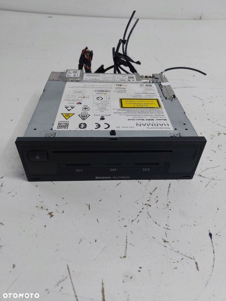 skoda superb iii octavia iii kodiaq czytnik nawigacja 3v0035021d europa - 2