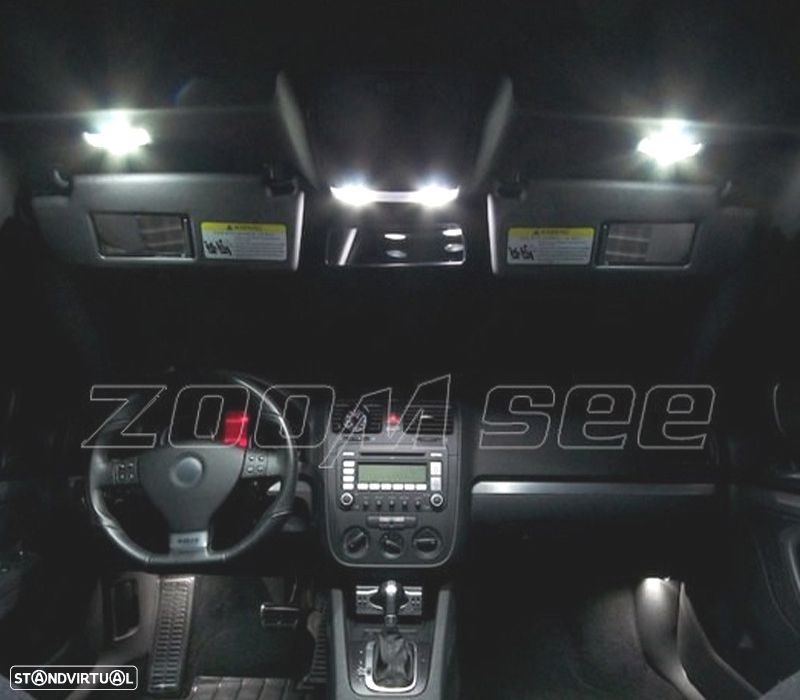 KIT COMPLETO 14 LAMPADAS LED INTERIOR PARA VOLKSWAGEN VW GOLF 5 ESTATE GOLF WAGON MK5 V 07-09 - 2