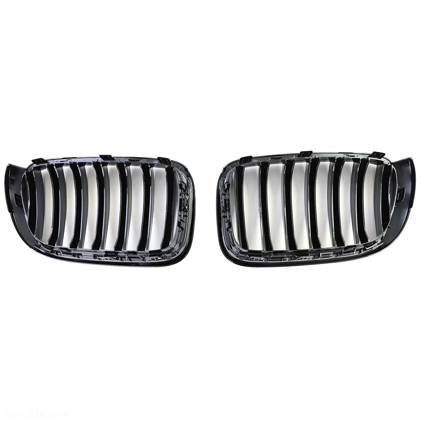 GRILL NERKI ATRAPA BMW F25 X3 X4 F26 CZARNY POŁYSK - 8