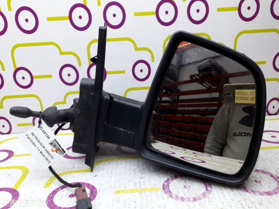 Retrovisor Direito Fiat Doblo 1.3 MJet 90Cv de 2012 - Ref: 0000 - NO250023 - 1