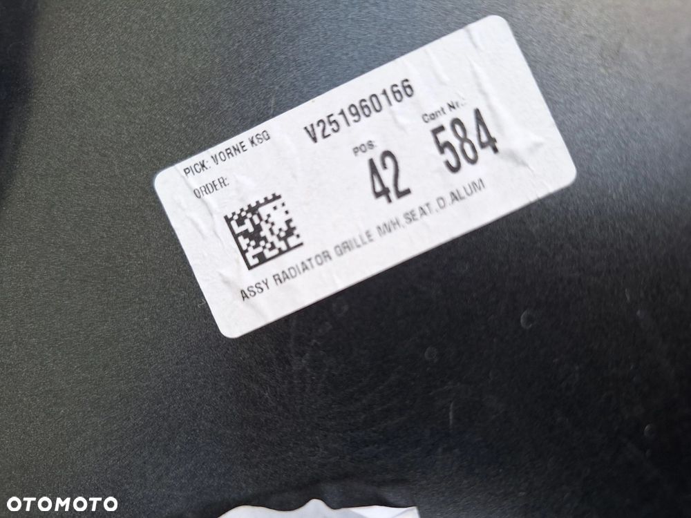 CUPRA TERRAMAR 24-BDB! ATRAPA GRILL W ZDERZAK PRZÓD ORYG. 578807679 578807679A 578807683 578807683A WYSYŁKA 24h - 14