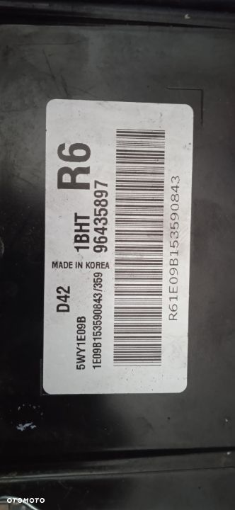Sterownik Silnika Daewoo Rezzo 5WY1E09B 96435897 - 2