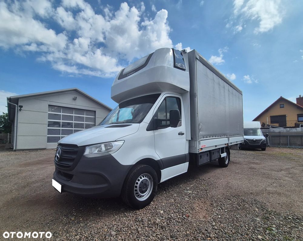 Mercedes-Benz SPRINTER 315 AUTOMAT GWARANCJA PRODUCENTA 09.2027 9G-TRONIC PLANDEKA FIRANA 10EP BEZKLUCZYKOWY DOSTĘP SALON PL BEZWYPADKOWY BEZ WKŁADU SERWIS ASO FV23% 2.0 150KM - 15