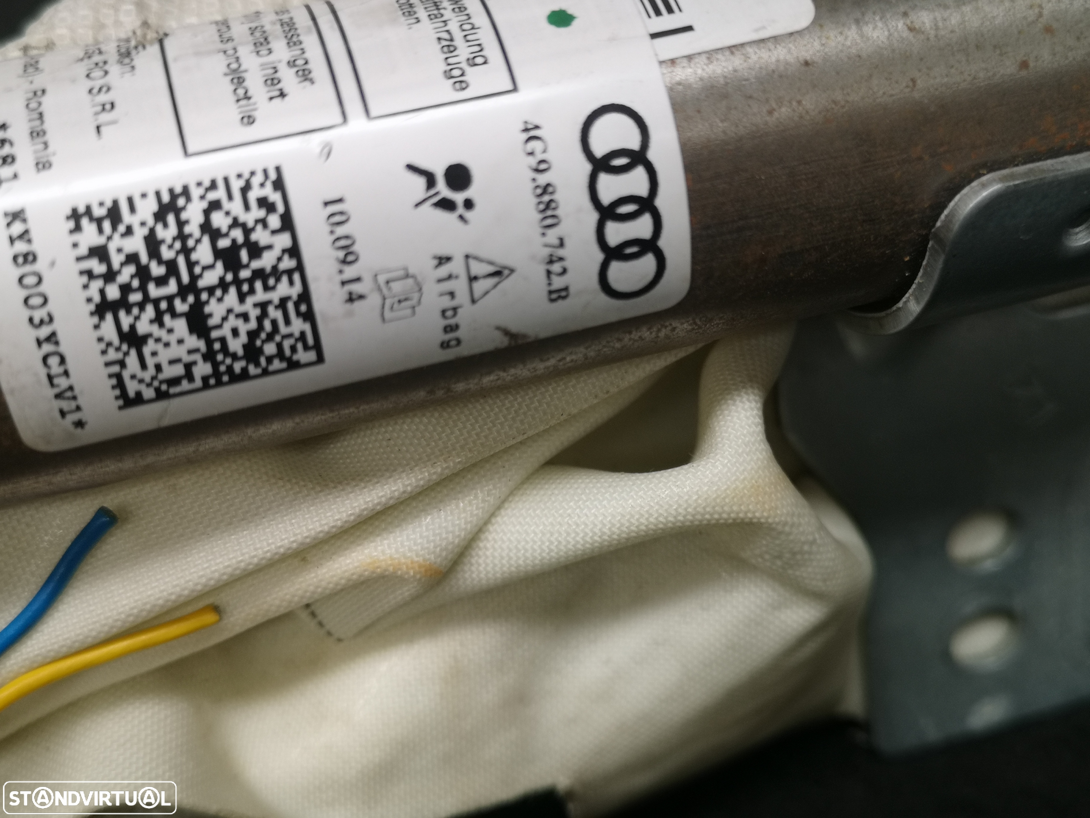 Airbag cortina originais direita Audi A6 c7 carrinha 4g 2014-2017 - 4