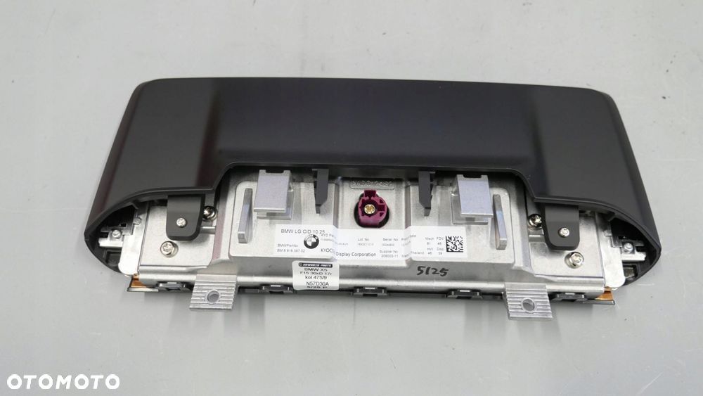 bmw x5 f15 f16 ekran wyświetlacz radia nawigacji dotykowy nbt evo 6816387 - 4