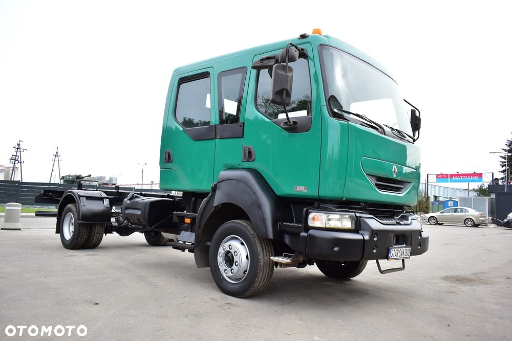 Renault MIDLUM 4x4 DOKA Brygadówka RAMA do zabudowy Camper - 8