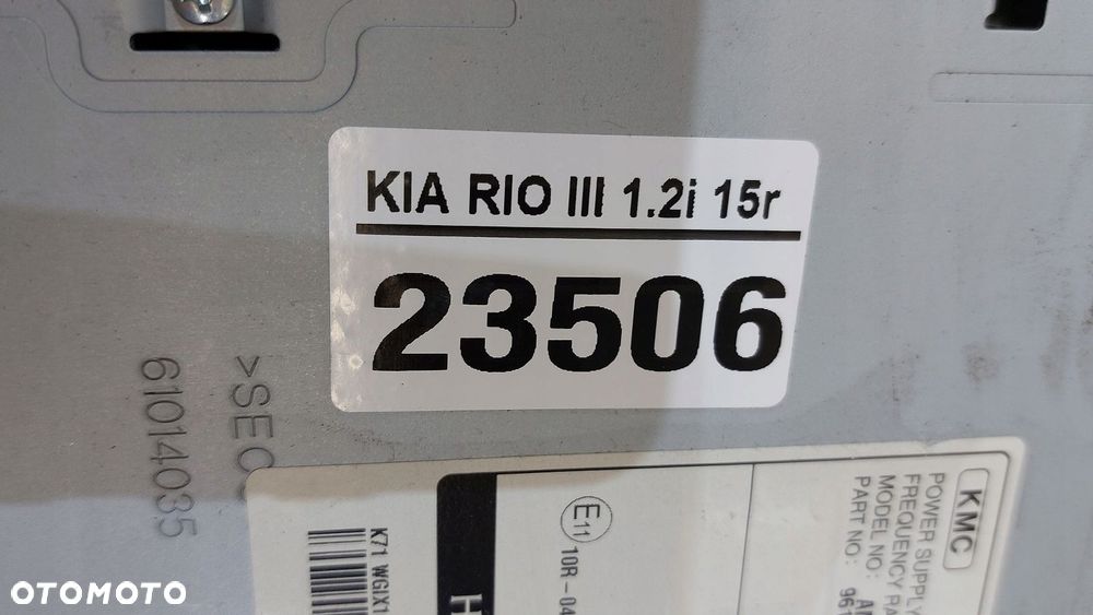 radio radioodtwarzacz cd kia rio iii 16r lift 961701w710ca - 6