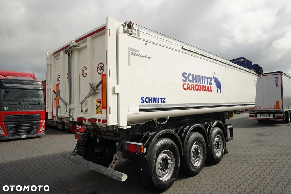 Schmitz Cargobull / WYWROTKA - 28 m3 / ALUMINIOWA / PLANDEKA ELEKTRYCZNA / OŚ PODNOSZONA / KLAPO - DRZWI / WAGA: 5 480 KG / - 7