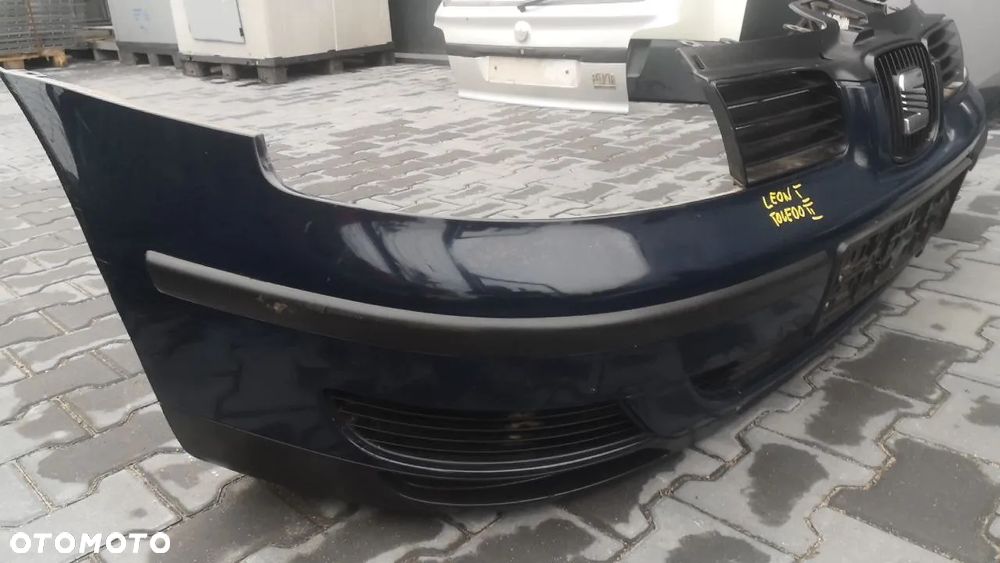 SEATA LEON I TOLEDO II PRZÓD CZARNY  ZDERZAK ATRAPA GRIL REFLEKTOR WZMOCNIENIE CZOŁOWE - 3