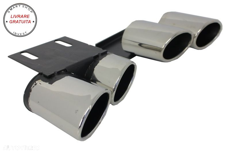 Difuzor Bara Spate Audi A3 8V Hatchback Sportback (2012-2015) S3 Design cu Ornamen- livrare gratuita - 11
